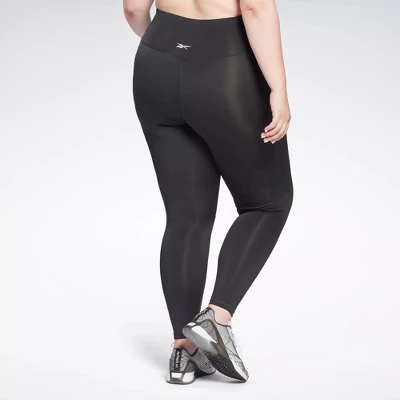 Reebok Workout Ready Pant Program High Rise Leggings (Plus Size) Womens Athletic Leggings 4 Reebok Workout Ready Pant Program High Rise Leggings (Plus Size) Womens Athletic Leggings - Image 2