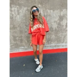 Women's Ascot + Hart Graphic Shorts - Red 13 Women's Ascot + Hart Graphic Shorts - Red -Modish Ink Sales GUEST 05fe2c6a 4685 4c5d 93b2 e3aa5d735d1e