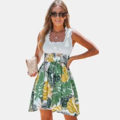 Women's Tropical Leaf Print Smocked Dress - Cupshe 13 Women's Tropical Leaf Print Smocked Dress - Cupshe -Modish Ink Sales GUEST 07bfb6e9 88f1 46b8 8932 b3430526f98f