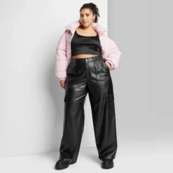 Women's High-Rise Straight Leg Faux Leather Cargo Pants - Wild Fable™ -Modish Ink Sales GUEST 0ba539cd 5666 4ae0 ab27 32489eb1b8cb