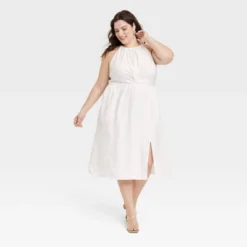 Women's Sleeveless Halter Neck Midi Dress - Ava & Viv™ -Modish Ink Sales GUEST 0c4c60e0 074e 4565 90b0 022a287c0260