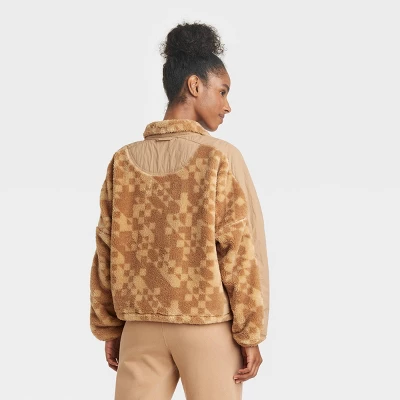 Women's Printed High Pile Fleece Jacket - JoyLab™ 3 Women's Printed High Pile Fleece Jacket - JoyLab™