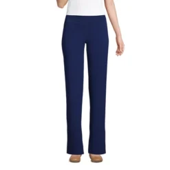 Lands' End Women's Starfish Mid Rise Straight Leg Elastic Waist Pull On Pants -Modish Ink Sales GUEST 0d9f862d a952 4080 951d dcd89a2f2b30