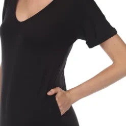 Women's Short Sleeve V-Neck Maxi Dress - White Mark -Modish Ink Sales GUEST 0edeeeac 2c35 4d55 a13a ddce98b871ce