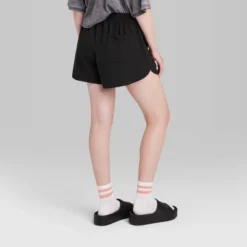 Women's Ascot + Hart Graphic Pull-On Shorts - Black -Modish Ink Sales GUEST 1201b9f4 b499 4f58 b0ff f5d891e99137