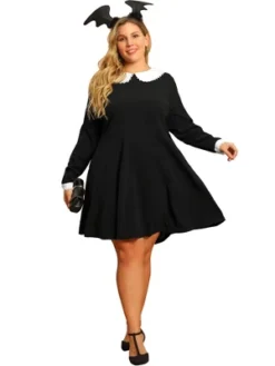 Agnes Orinda Women's Plus Size Peter Pan Collar A-Line Elegant Formal A Line Dress 11 Agnes Orinda Women's Plus Size Peter Pan Collar A-Line Elegant Formal A Line Dress -Modish Ink Sales GUEST 128ef884 aa5a 479d b6f4 97d8720bac2a