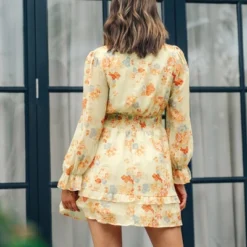 Women's V Neck Floral Cutout Mini Dress - Cupshe -Modish Ink Sales GUEST 13434acf 64ae 4b5f 8d11 a050dfa394e4