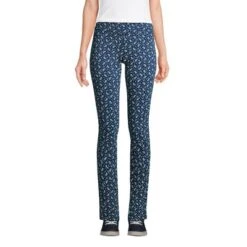 Lands' End Women's Starfish Mid Rise Slim Leg Elastic Waist Pull On Pants -Modish Ink Sales GUEST 141095d9 2f3c 49bb 9ccc b6917a65c306