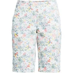 Lands' End Women's Plus Size Mid Rise Elastic Waist Pull On 12" Knockabout Chino Bermuda Shorts -Modish Ink Sales GUEST 1650956c f279 498e b603 375a49a9abc9