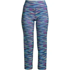 Lands' End Lands' End Women's Tall Active Crop Yoga Pants -Modish Ink Sales GUEST 1743d0f0 e3fc 49cb a3cd 7e47f4e3f660