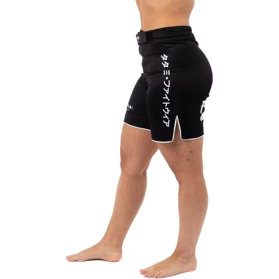Tatami Fightwear Women's Katakana Grappling Shorts - Black 3 Tatami Fightwear Women's Katakana Grappling Shorts - Black