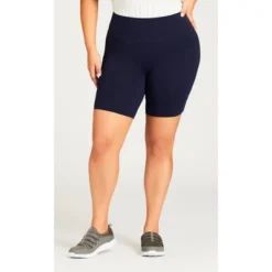 Women's Plus Size Supima® Bike Short - Navy | AVENUE -Modish Ink Sales GUEST 1890c34f 1e87 4ead a8c6 5990374c8431