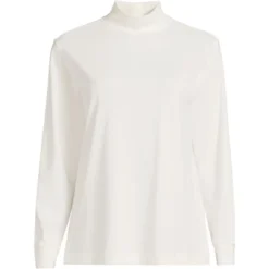 Lands' End Women's Plus Size Long Sleeve Super T Mock -Modish Ink Sales GUEST 1aaefb59 afb6 489b bf73 a5cd707fb03d