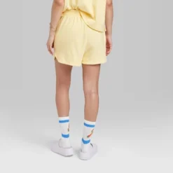 Women's Ascot + Hart Graphic Pull-On Shorts - Yellow -Modish Ink Sales GUEST 1acde6f6 8513 4dca bc80 f6ca0c7c7d30