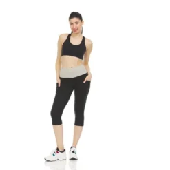 Infinite Basics Women's High Waist Tummy Control Yoga Super Comfy Legging Capris - Great For Working Out, Hanging Around The House & Sleep -Modish Ink Sales GUEST 1b969b74 5a83 4552 a156 e4339bbd68df