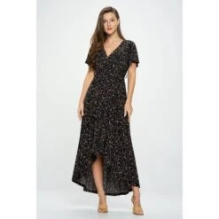 WEST K Women's Georgia Faux Wrap Dress With High-Low Hem And Tie Waist -Modish Ink Sales GUEST 1d5e586e 6163 4234 96c5 2f4a9fc1c536