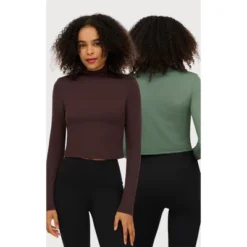 Yogalicious Womens 2 Pack Zenly Evelyn Long Sleeve Mock Neck Crop Top 13 Yogalicious Womens 2 Pack Zenly Evelyn Long Sleeve Mock Neck Crop Top -Modish Ink Sales GUEST 1eef1fe6 77f3 4d47 8bbb 8b317507c338
