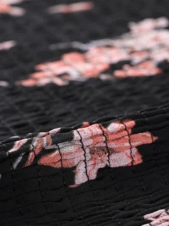 Allegra K Women's Floral Puff Sleeve Square Neck Ruffle Bodycon Mermaid Smocked Dress -Modish Ink Sales GUEST 23f7dc4e 2ef1 46dc bbc2 768b67db6fdb