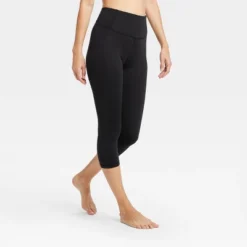 Women's Contour Power Waist High-Rise Capri Leggings 20" - All In Motion™ Black -Modish Ink Sales GUEST 28effb3f 0e9f 4422 8a7a bd2f8a445066