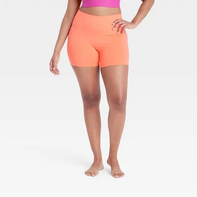 Women's Brushed Sculpt Bike Shorts 5" - All In Motion™ 4 Women's Brushed Sculpt Bike Shorts 5" - All In Motion™ - Image 2