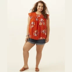 Molly & Isadora Women's Destructed Dark Wash Rolled Hem Short -Modish Ink Sales GUEST 2de8a7c6 a1d9 4f16 b861 81d9ba1cea33