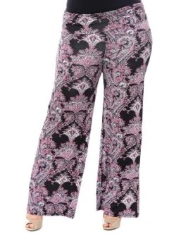 Women's Plus Size Paisley Printed Palazzo Pants - White Mark 14 Women's Plus Size Paisley Printed Palazzo Pants - White Mark -Modish Ink Sales GUEST 2e5c3526 905a 49f1 8341 c1934a64b9c3