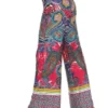 Women's Paisley Printed Palazzo Pants - White Mark -Modish Ink Sales GUEST 3306f0f7 6283 4862 9990 2bb168200044