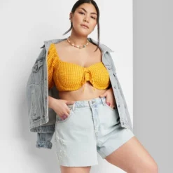 Women's High-Rise Cutoff Midi Jean Shorts - Wild Fable™ -Modish Ink Sales GUEST 33fb0a23 af38 4681 a500 d0013bb8caa6