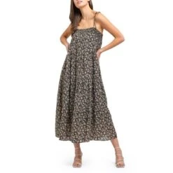 August Sky Women's Spaghetti Tie Floral Maxi Dress -Modish Ink Sales GUEST 35955df2 a52e 4dc6 81d7 2a40eeb5e326