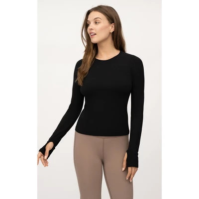 Yogalicious Womens Seamless Zaia Long Sleeve Active Shirt 12 Yogalicious Womens Seamless Zaia Long Sleeve Active Shirt - Image 10