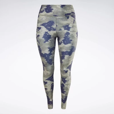 Reebok Workout Ready Camo Print Tights (Plus Size) Womens Athletic Leggings 7 Reebok Workout Ready Camo Print Tights (Plus Size) Womens Athletic Leggings - Image 5