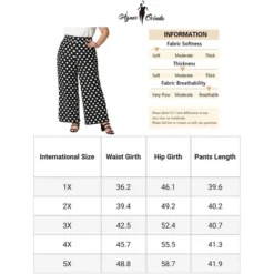 Agnes Orinda Women's Plus Size Formal Palazzo Polka Dots Wide Leg High Rise Wide Leg Pants 12 Agnes Orinda Women's Plus Size Formal Palazzo Polka Dots Wide Leg High Rise Wide Leg Pants -Modish Ink Sales GUEST 39fb07f1 b694 469d ac3a 4e9b720f6e2e