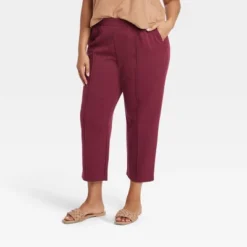 Women's High-Rise Regular Fit Tapered Ankle Knit Pants - A New Day™ -Modish Ink Sales GUEST 45201eb4 1dc8 40a6 9257 448aac94cf09