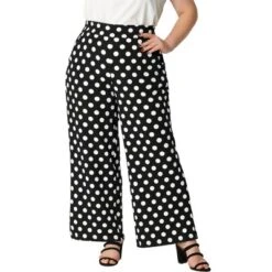Agnes Orinda Women's Plus Size Formal Palazzo Polka Dots Wide Leg High Rise Wide Leg Pants 13 Agnes Orinda Women's Plus Size Formal Palazzo Polka Dots Wide Leg High Rise Wide Leg Pants -Modish Ink Sales GUEST 46f6b1bb e2b8 4a23 a33d c518a069df14