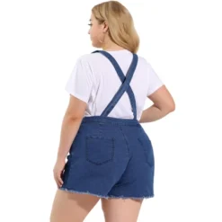 Agnes Orinda Women's Plus Size Denim Jumpsuit Shorts Fray Pocket Overalls Short Pants 11 Agnes Orinda Women's Plus Size Denim Jumpsuit Shorts Fray Pocket Overalls Short Pants -Modish Ink Sales GUEST 473d27ab 02a9 480e 98ce c69a41640d55