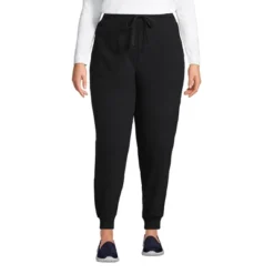 Lands' End Women's Tie Waist T100 Fleece Jogger Pants -Modish Ink Sales GUEST 47a56784 7fbc 485e 964d 4850a38b066c