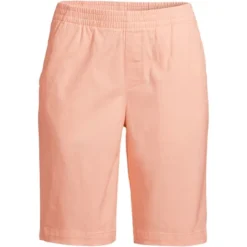 Lands' End Women's Plus Size Mid Rise Elastic Waist Pull On 12" Knockabout Chino Bermuda Shorts -Modish Ink Sales GUEST 49041fb6 9e47 4acd bc4a b8bd81549605