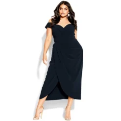 Women's Plus Size Ripple Love Dress - Navy | CITY CHIC -Modish Ink Sales GUEST 4c69e8d9 79f1 446c be4c e702b18ed36e