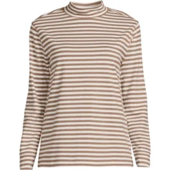 Lands' End Women's Plus Size Long Sleeve Super T Mock -Modish Ink Sales GUEST 4e37603a 0f11 40c3 8f55 a9ac80602205