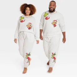 Adult's The Grinch Graphic Joggers - Oatmeal -Modish Ink Sales GUEST 4f4ec2f3 e3f2 4f40 860c 4f320b289a14