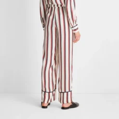 Women's Straight Leg Satin Pant - Future Collective™ With Reese Blutstein White