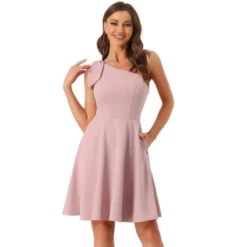 Allegra K Women's Elegant Bow One Shoulder A-line Cocktail Party Dress With Pockets 18 Allegra K Women's Elegant Bow One Shoulder A-line Cocktail Party Dress With Pockets -Modish Ink Sales GUEST 518c6fe6 3567 4c9f 82d6 8b34557ab8d3