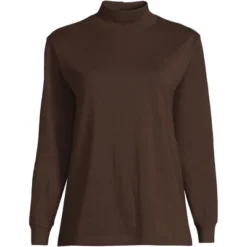Lands' End Women's Plus Size Long Sleeve Super T Mock -Modish Ink Sales GUEST 54c6f219 b699 46c8 9c7c e201ebcce2ec