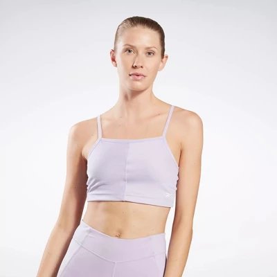 Reebok Yoga Performance Rib Crop Top Womens Athletic T-Shirts 10 Reebok Yoga Performance Rib Crop Top Womens Athletic T-Shirts - Image 8