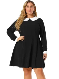 Agnes Orinda Women's Plus Size Peter Pan Collar A-Line Elegant Formal A Line Dress 12 Agnes Orinda Women's Plus Size Peter Pan Collar A-Line Elegant Formal A Line Dress -Modish Ink Sales GUEST 58c73c29 1196 4b39 b3d0 433717a5f347
