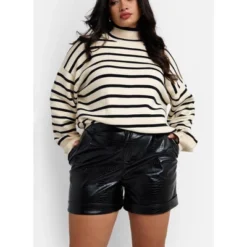 Rebdolls Women's Gabi Vegan Leather Croc Shorts -Modish Ink Sales GUEST 59ac543d aa36 492b b321 a78a0599f6d9