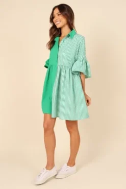 Petal And Pup Womens Didi Frill Mini Dress