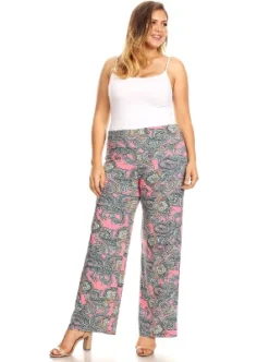 Women's Plus Size Paisley Printed Palazzo Pants - White Mark 17 Women's Plus Size Paisley Printed Palazzo Pants - White Mark -Modish Ink Sales GUEST 5aa885f0 be70 4a1c 8d35 0faa8bb8495c