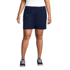 Lands' End Women's Starfish Mid Rise Pull On 7" Knit Denim Jean Shorts -Modish Ink Sales GUEST 5e3d9876 3865 4840 9d95 8dca9b3f48aa