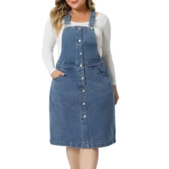 Agnes Orinda Women's Plus Size Jeans Button Front Adjustable Strap Denim Overall Dress 11 Agnes Orinda Women's Plus Size Jeans Button Front Adjustable Strap Denim Overall Dress -Modish Ink Sales GUEST 602ae3ae 0036 4f12 be96 d26a099f3d97
